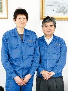 古川機工株式会社 代表取締役社長 古川 高志 氏/常務取締役 営業部長 椿 正二 氏