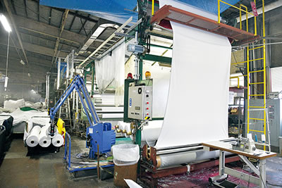 生機(きばた)と呼ばれる加工前の生地