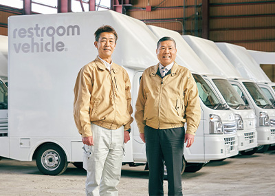 取締役社長 中島孝行 氏/設計開発部 部長 荒井和孝 氏