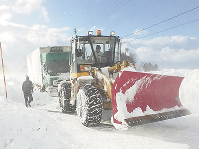 2016年の豪雪の際の様子