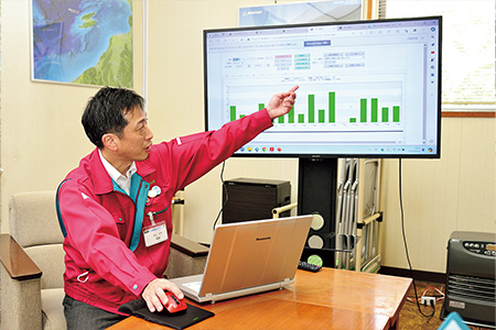 120台以上の製造設備で24時間生産体制の様子