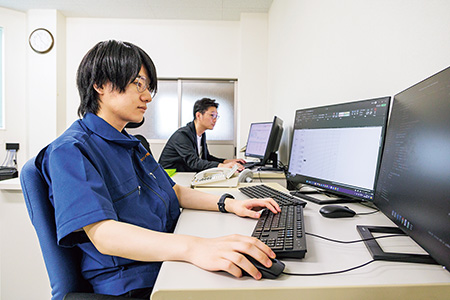 システム開発部門のメンバー