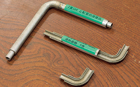 金属3Dプリンターで造形したサンプル