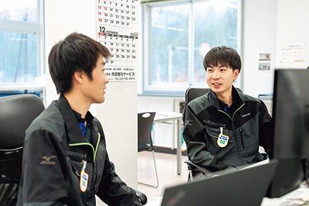 新入社員をサポートするメンター制度