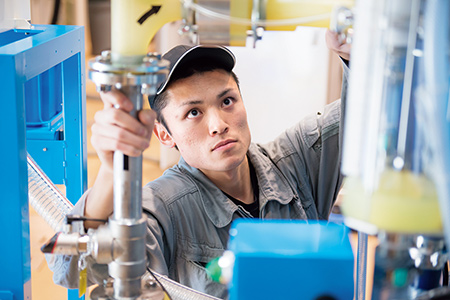 マコーでの仕事風景