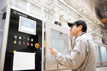 マコーでの仕事風景