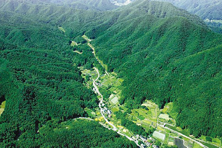 山間部の写真
