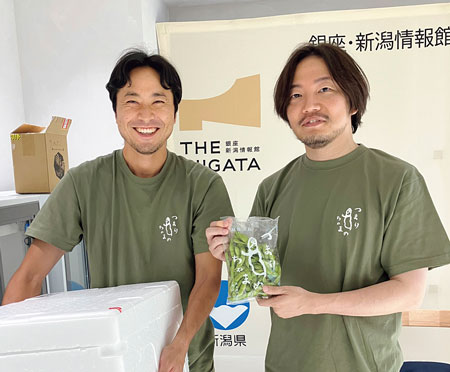 銀座・新潟情報館 THE NIIGATAでのデビューイベント