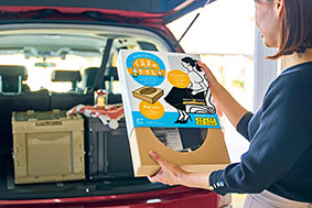 簡易トイレ使用イメージ