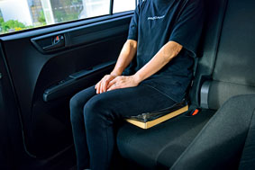 簡易トイレ使用イメージ